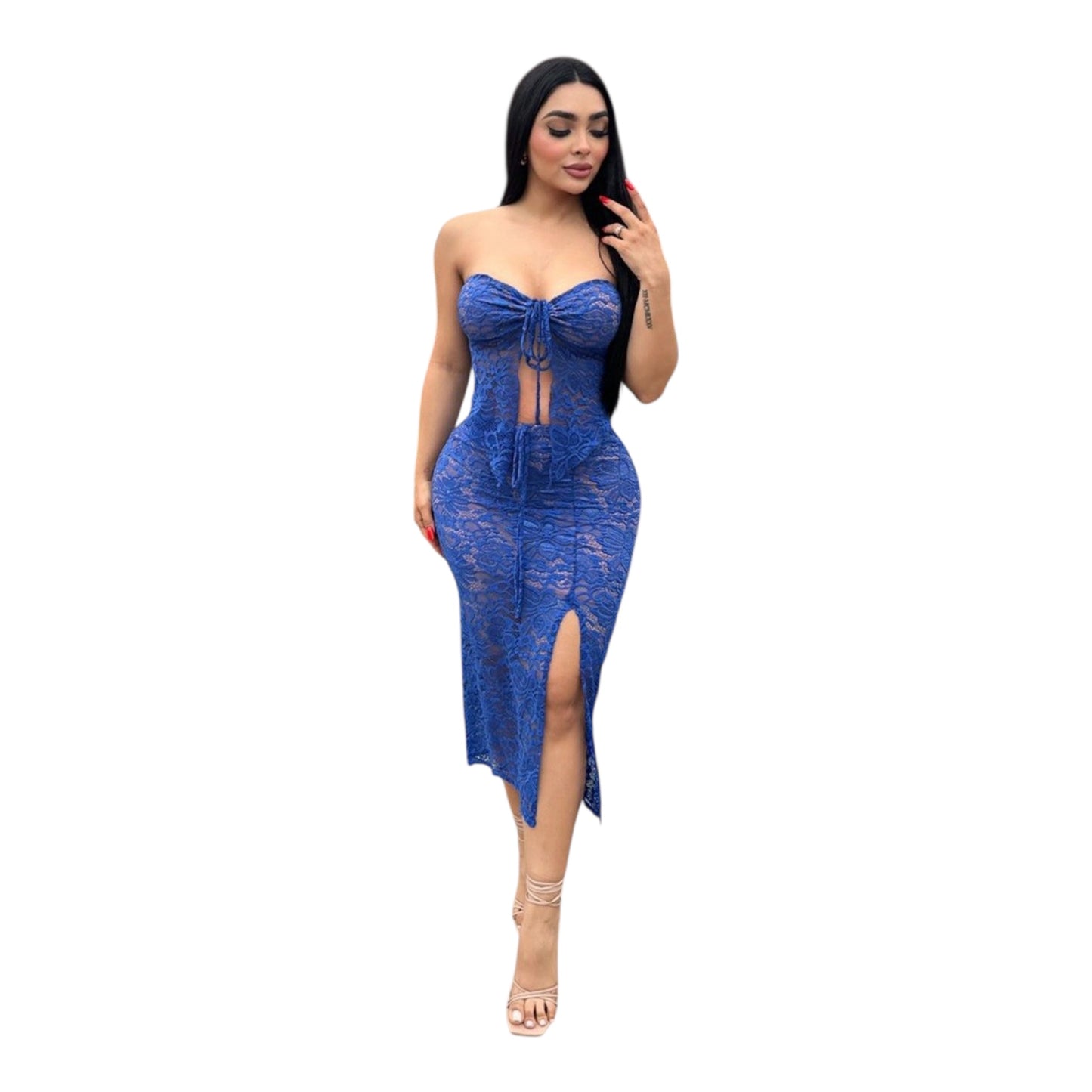 Stretch Lace 2-Piece Set with Nude Lining – Leyva’s