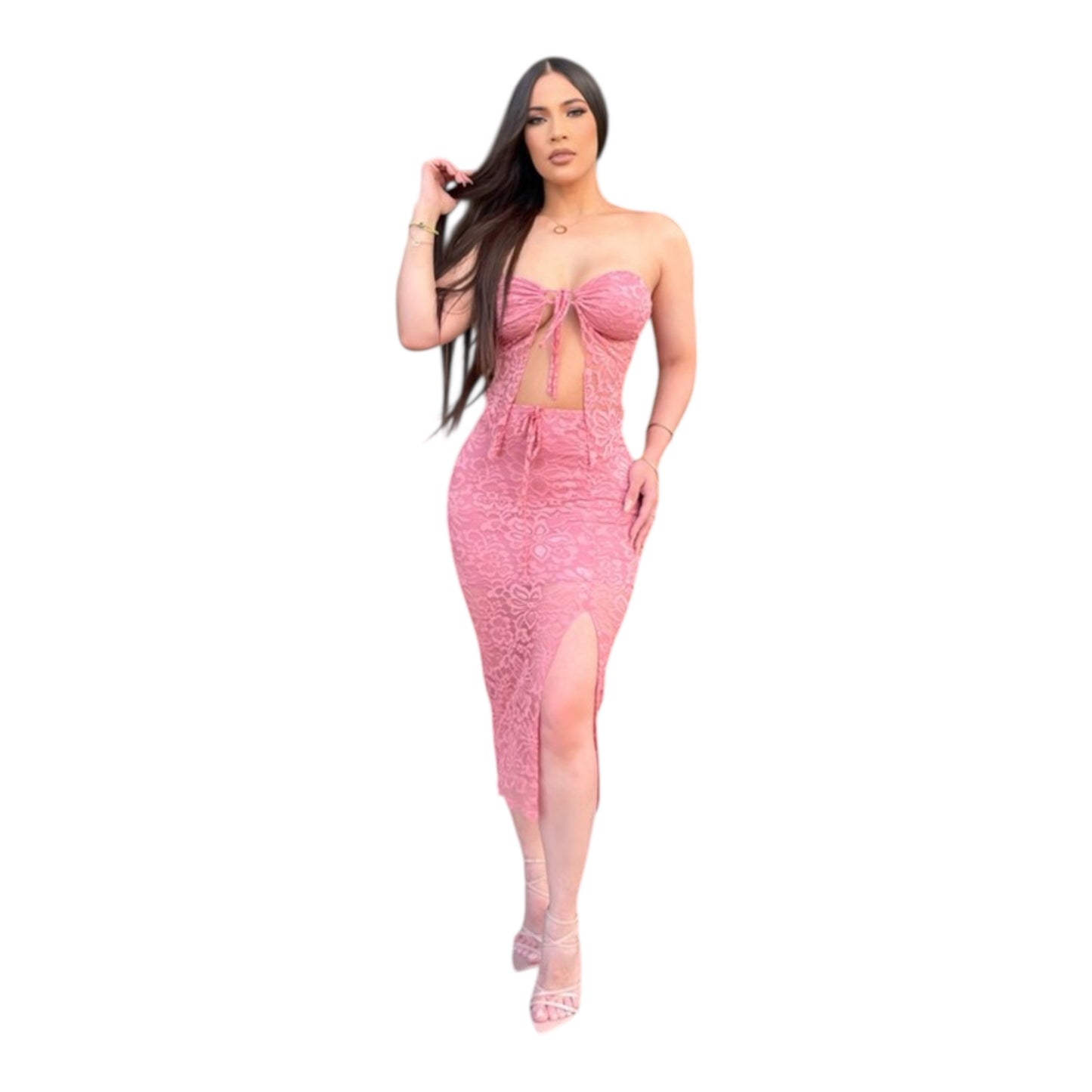 Stretch Lace 2-Piece Set with Nude Lining – Leyva’s
