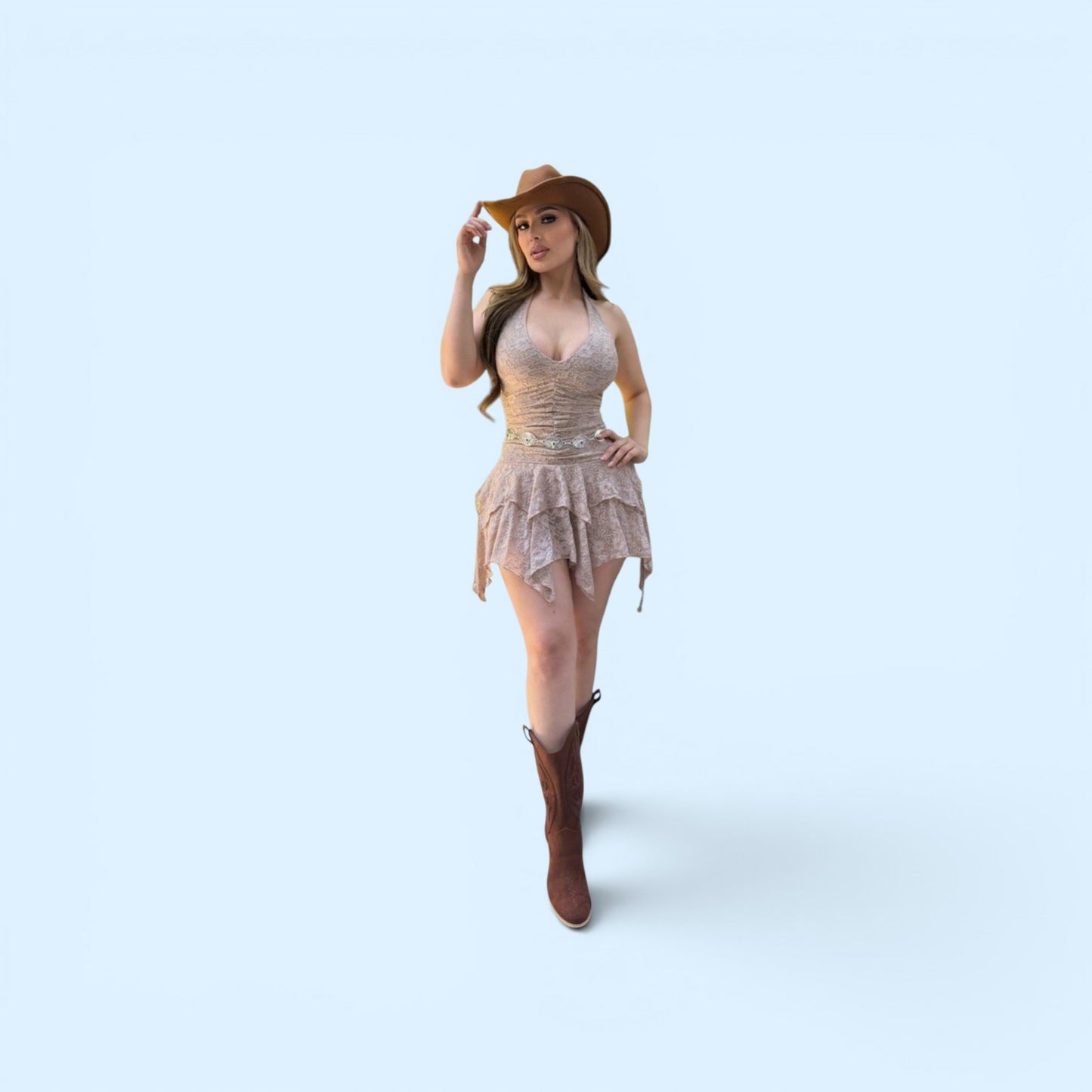 Off-Shoulder Glitter Mini Dress — Leyva’s